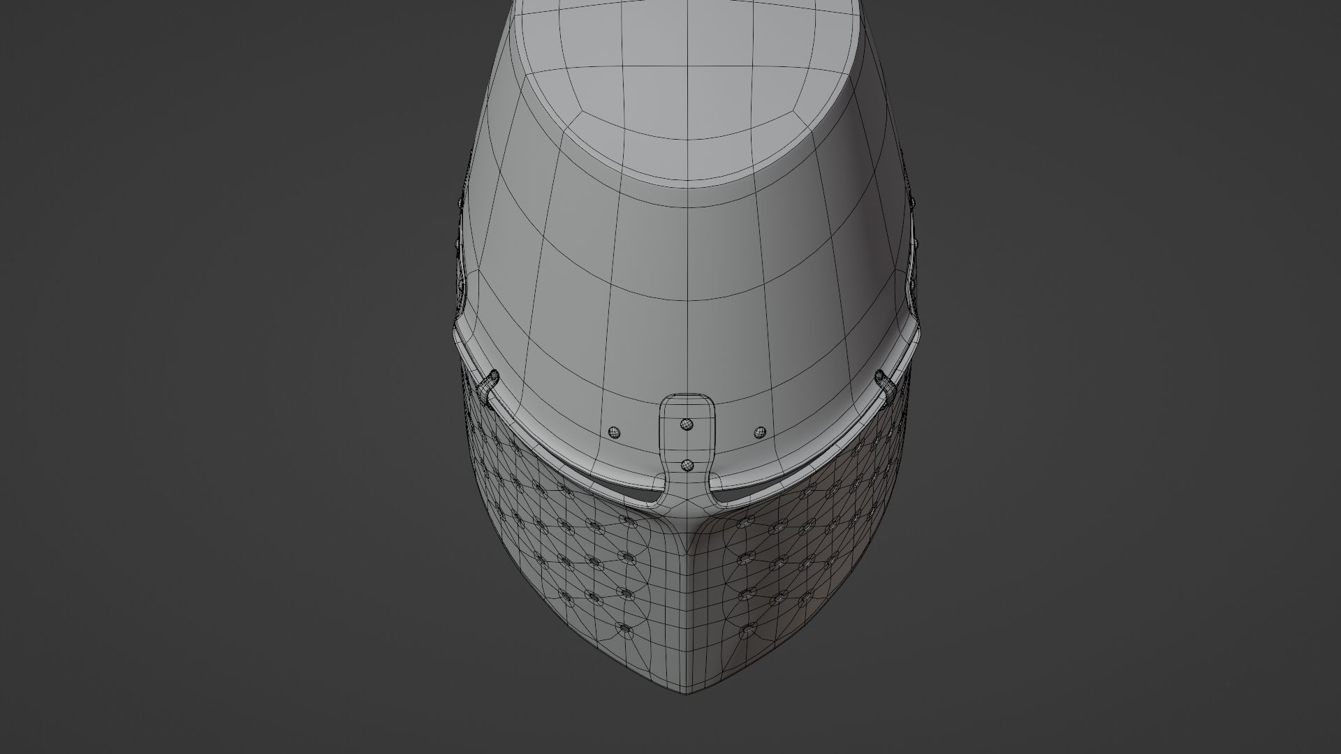 Medieval helmet 3D model_29