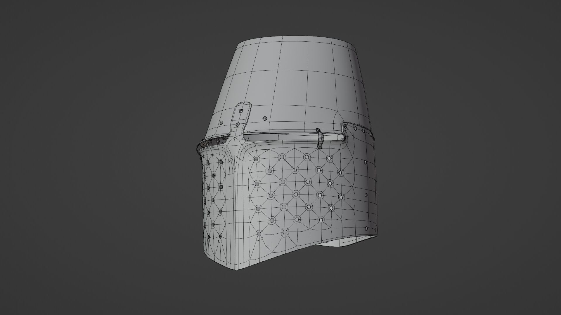 Medieval helmet 3D model_22