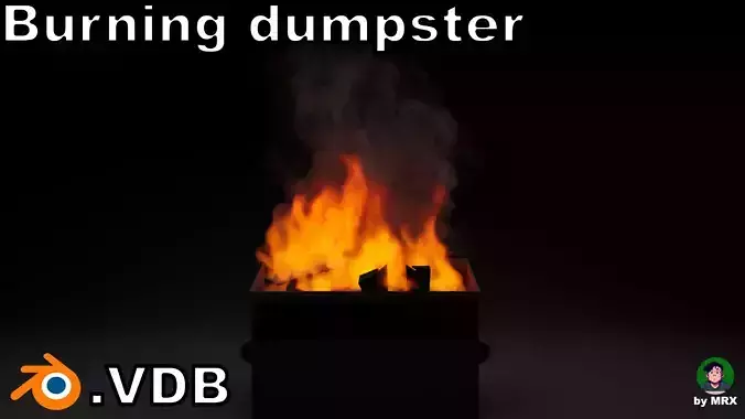Burning dumpster vdb