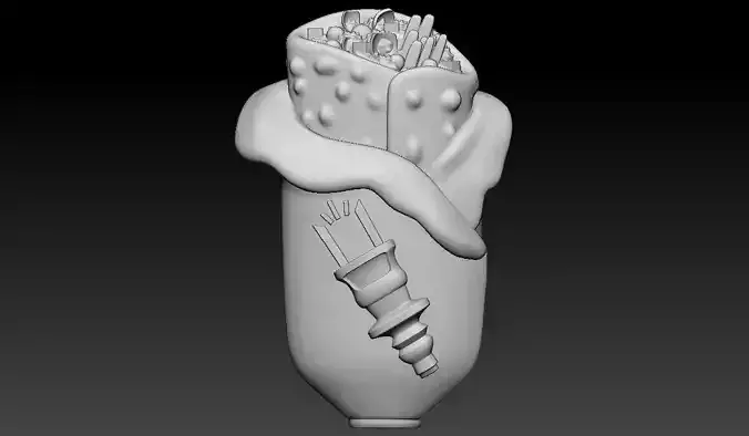 Burritto Plug 3D print model