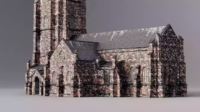gothic church 3D model