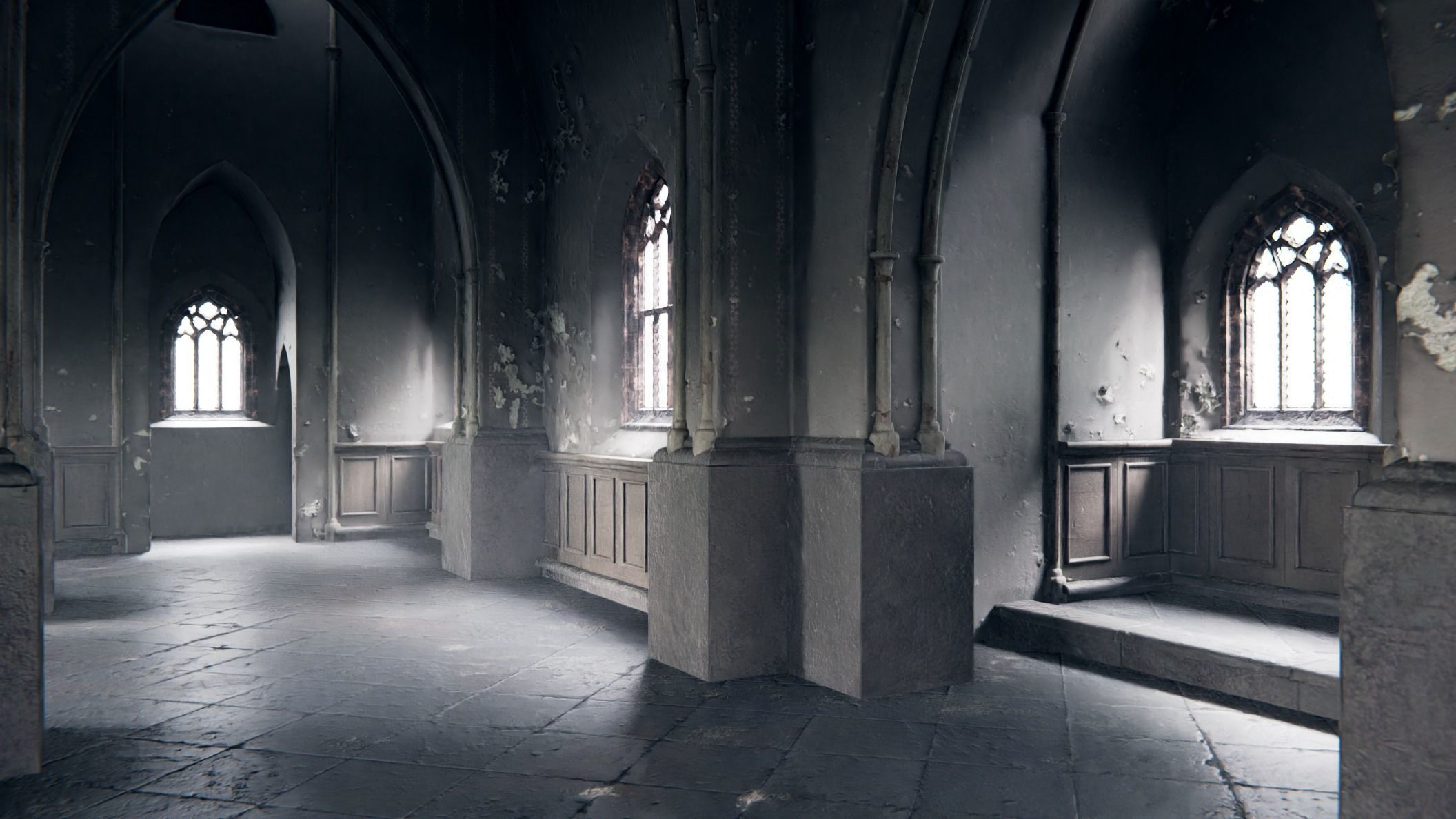 gothic church 3D model_15