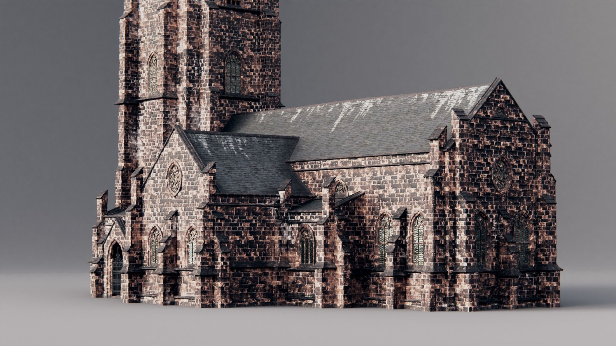 gothic church 3D model_14