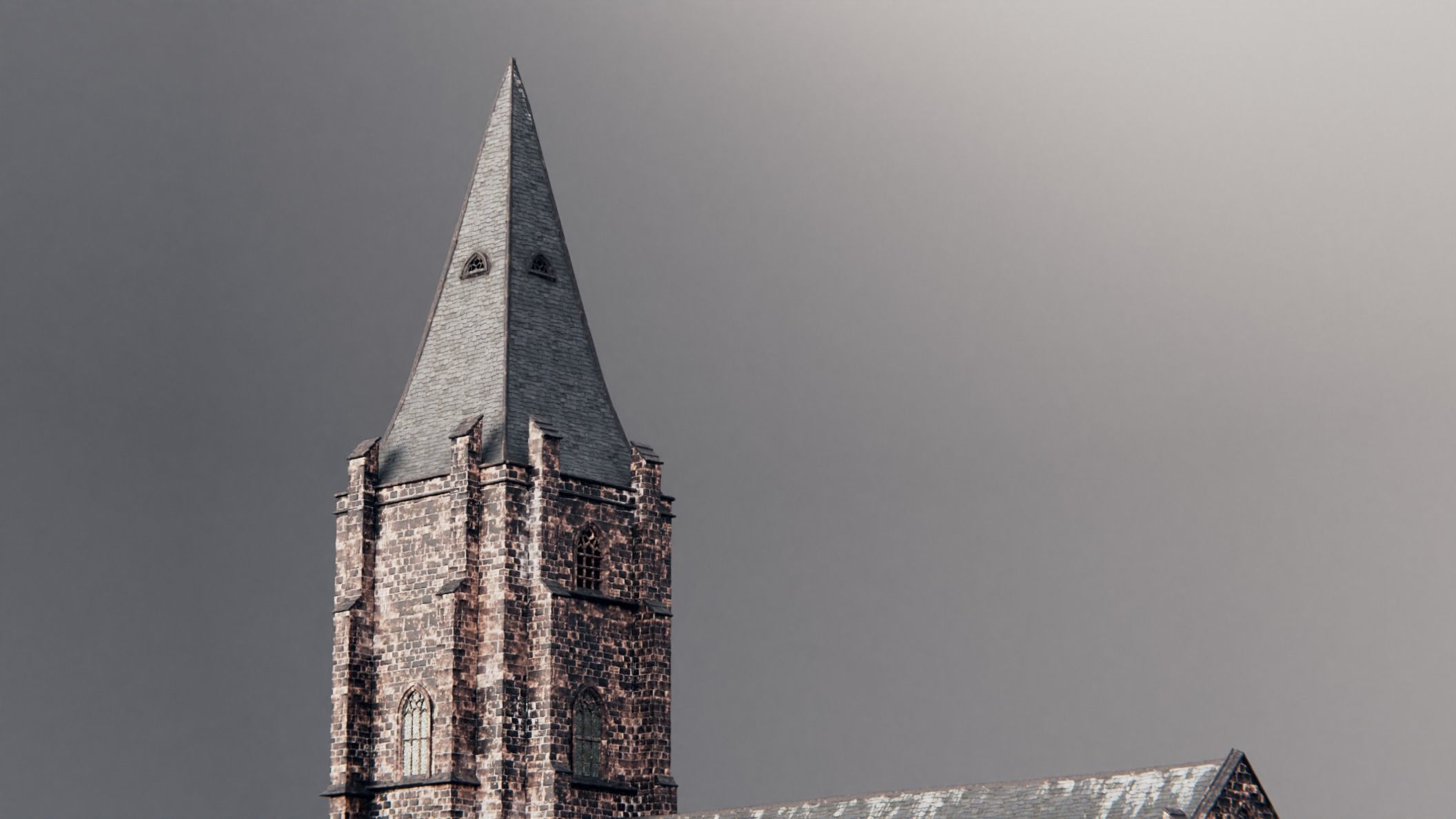 gothic church 3D model_17