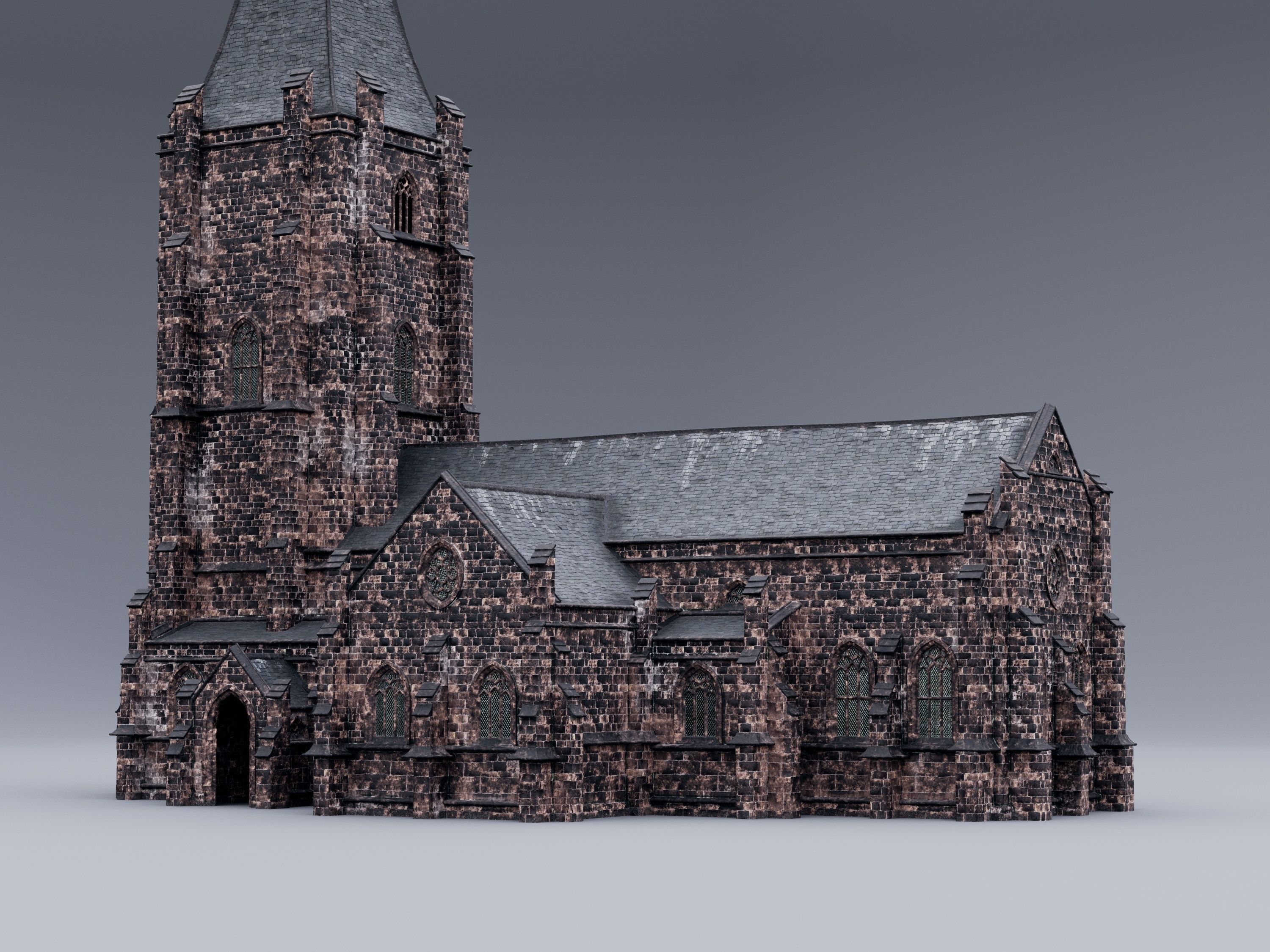 gothic church 3D model_20