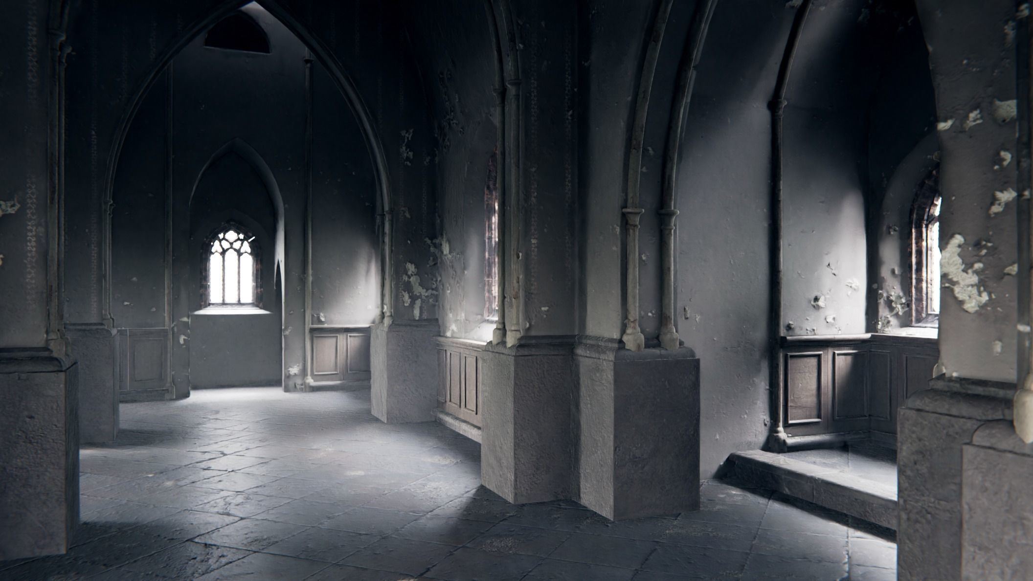 gothic church 3D model_5