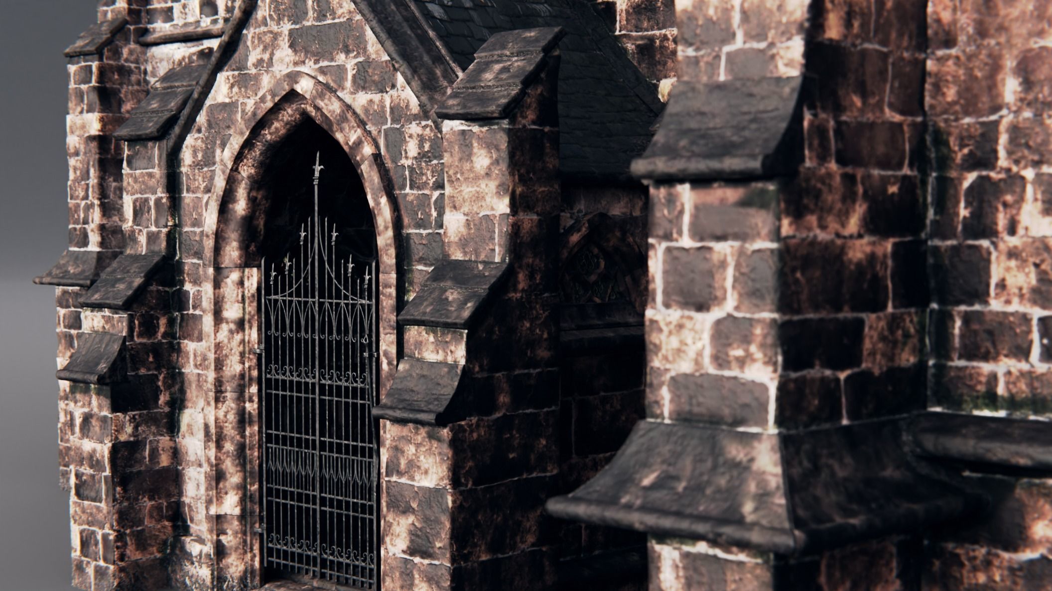 gothic church 3D model_4