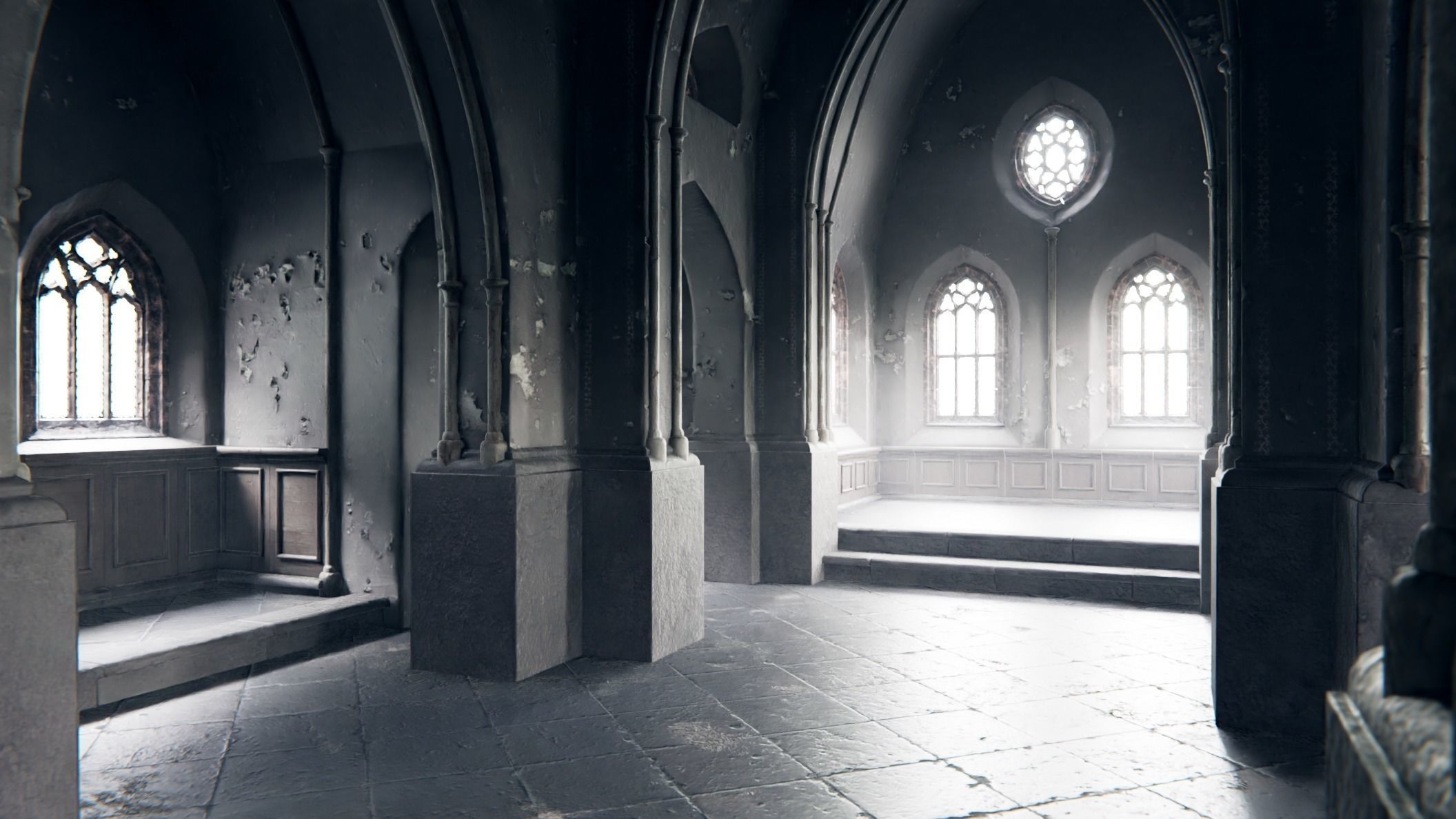 gothic church 3D model_19