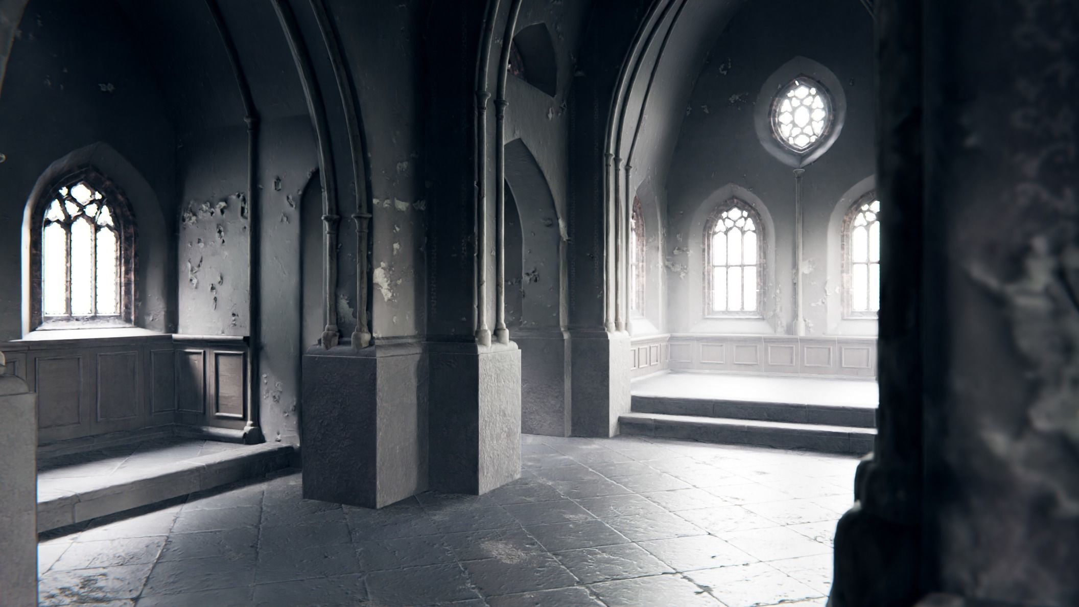 gothic church 3D model_13