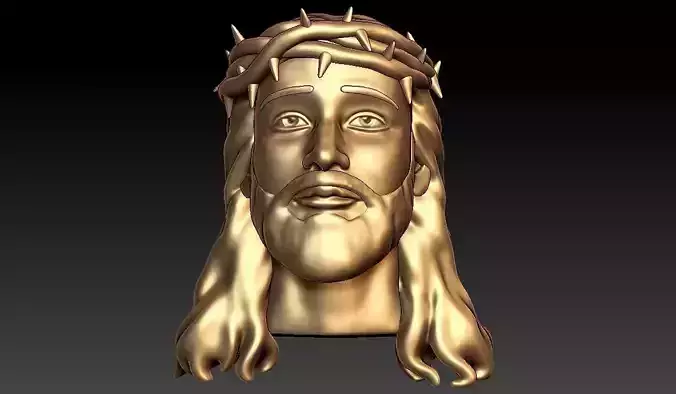 Jesus head  3D print model