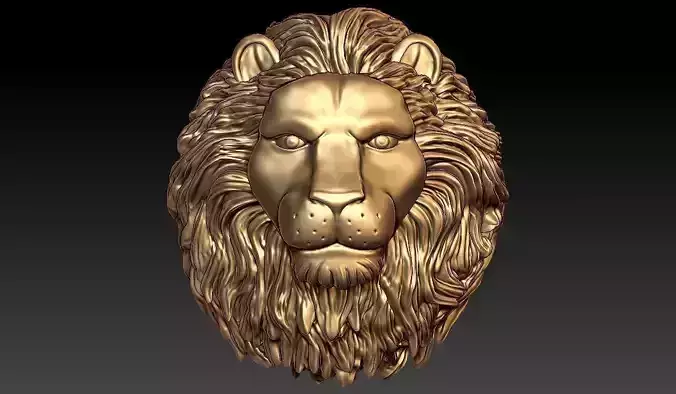 Lion Head 3D print model