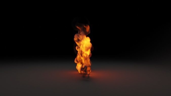 Burning wheel vdb 3D model 3