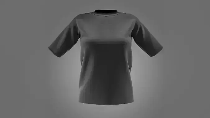 Basic half-sleeve T-shirt Female