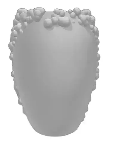 Bubbles Vase 3D Model 