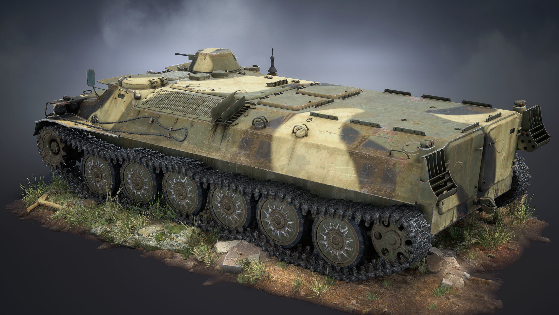 MT-LB Game Ready Version 3 Low-poly 3D model_10