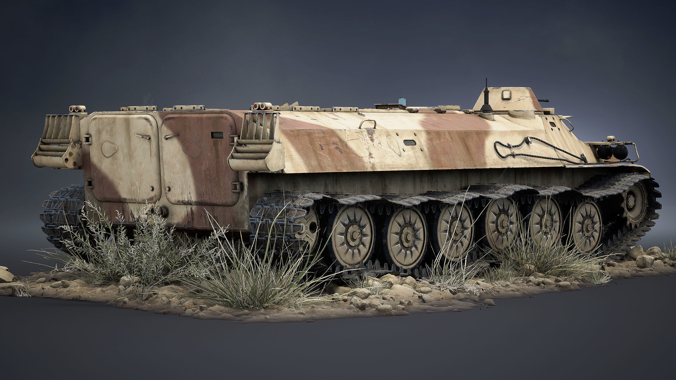 MT-LB Game Ready Version 3 Low-poly 3D model_6