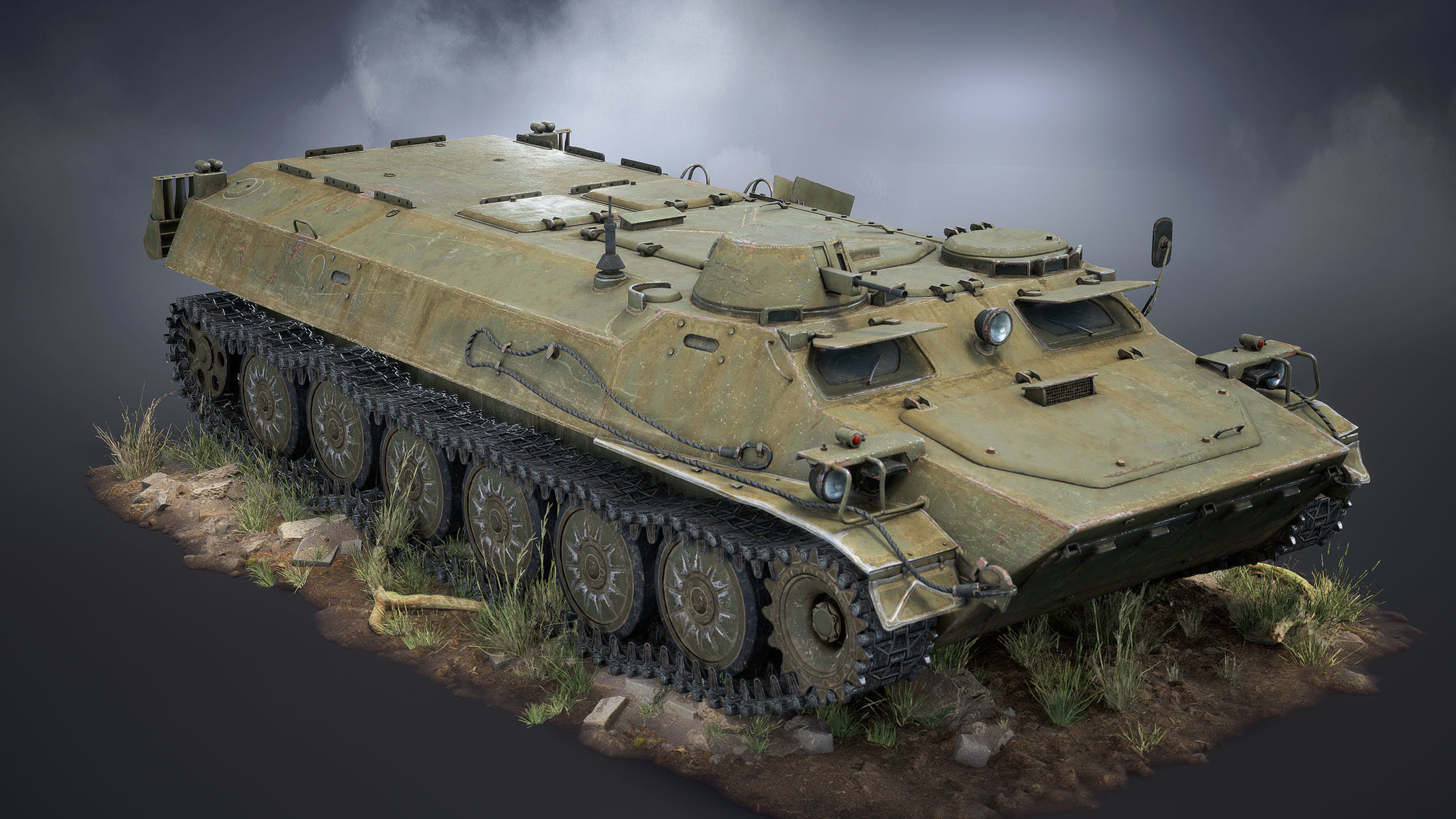 MT-LB Game Ready Version 3 Low-poly 3D model_9