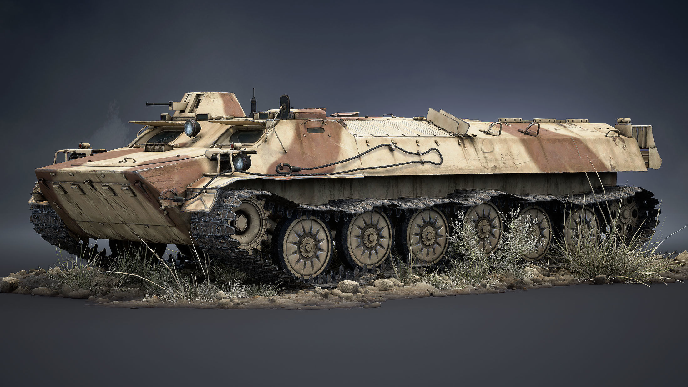 MT-LB Game Ready Version 3 Low-poly 3D model_5