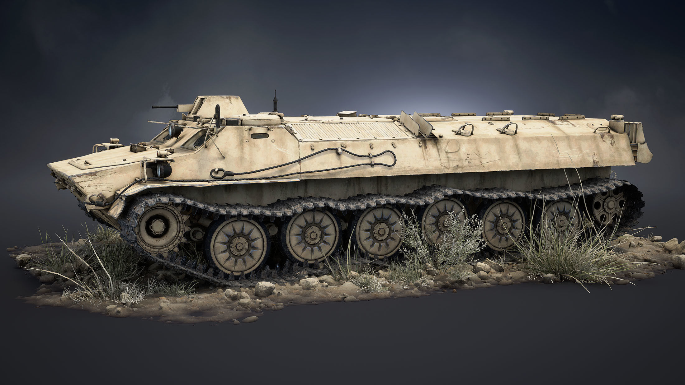 MT-LB Game Ready Version 3 Low-poly 3D model_1