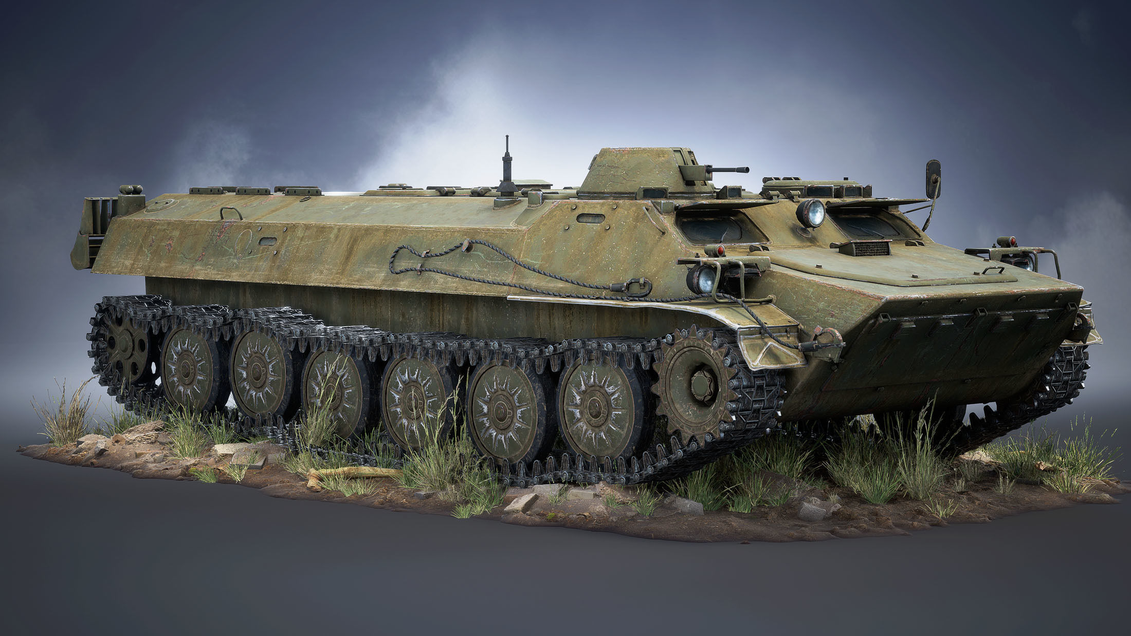 MT-LB Game Ready Version 3 Low-poly 3D model_8