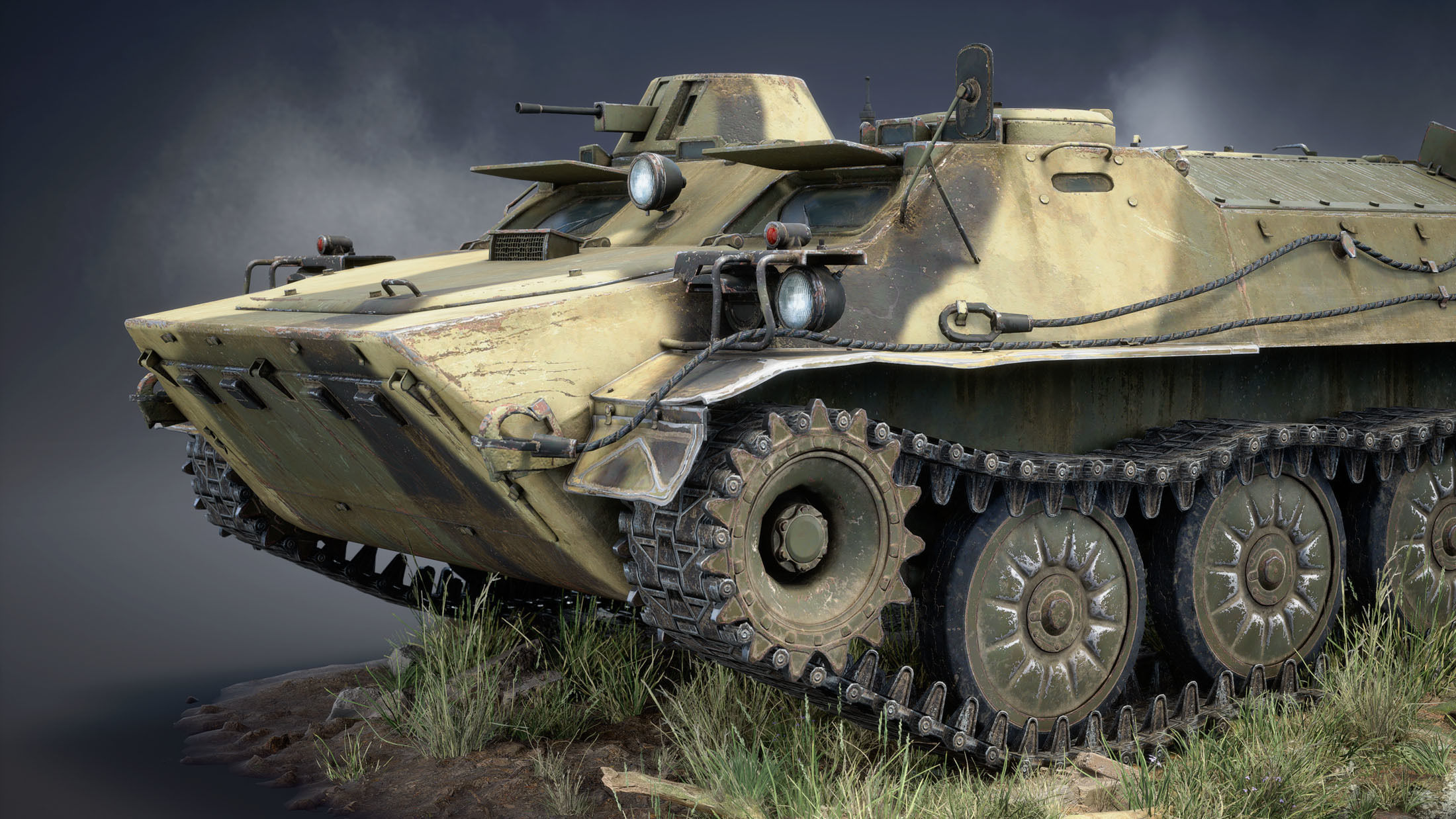 MT-LB Game Ready Version 3 Low-poly 3D model_11