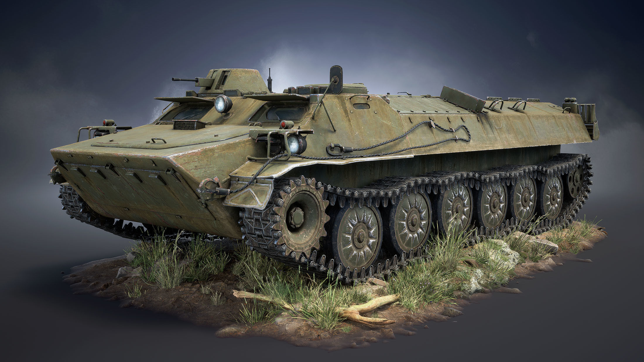 MT-LB Game Ready Version 3 Low-poly 3D model_7