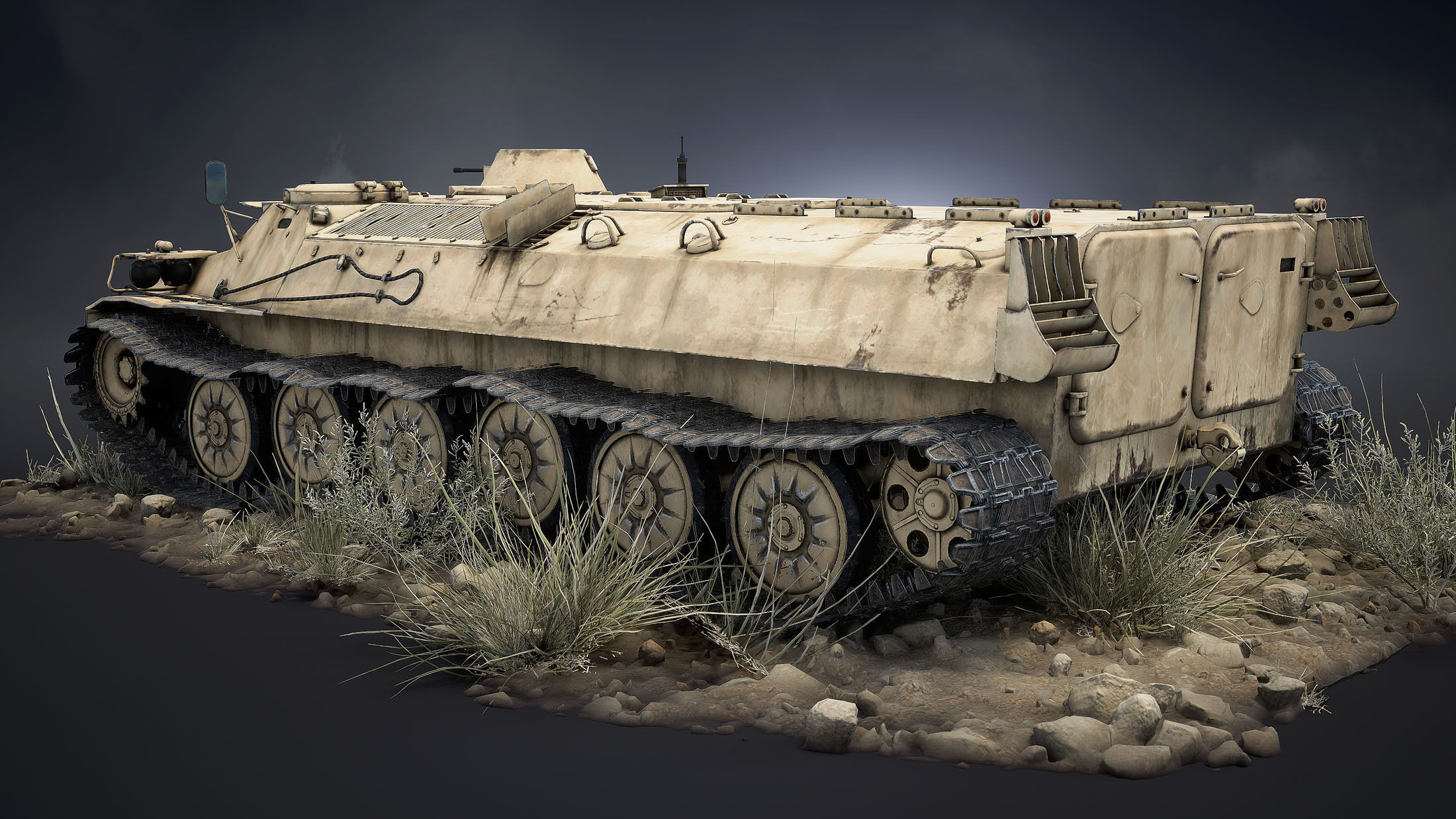 MT-LB Game Ready Version 3 Low-poly 3D model_2