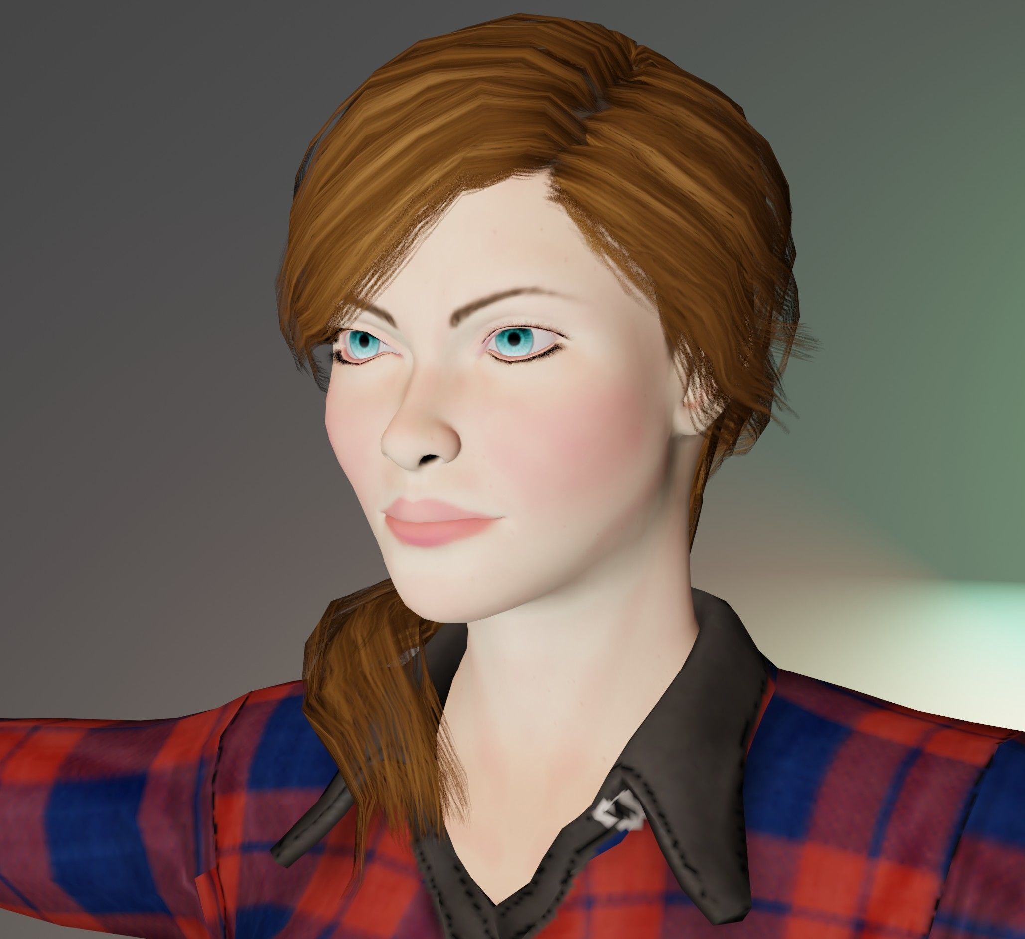 Game Ready Beautiful and Cute Girl 3D model CGTrader