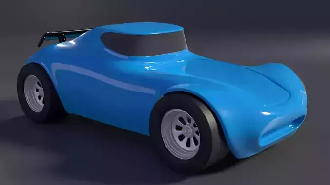 Cartoon Racing Car