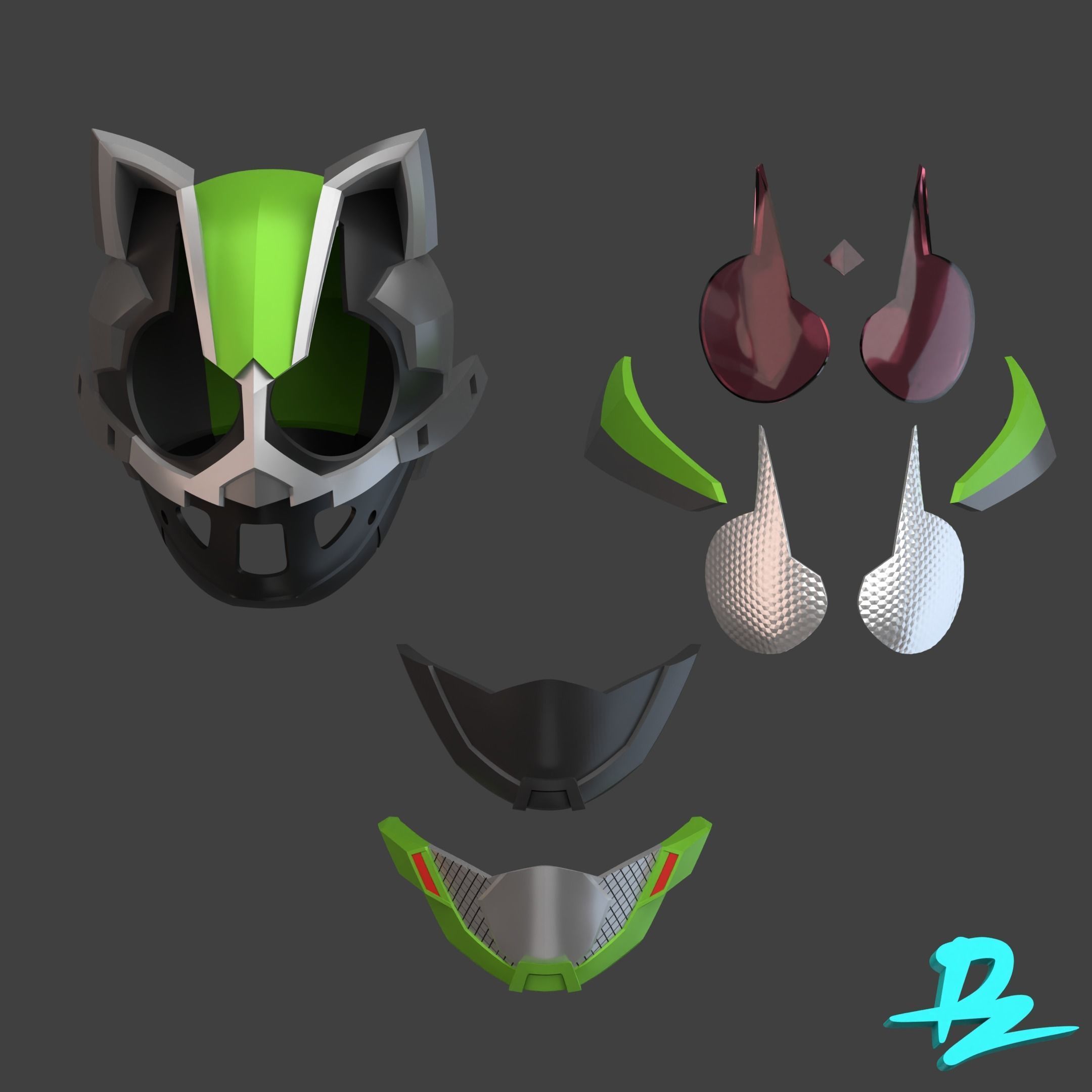 Kamen Rider Tycoon  3D print model_6