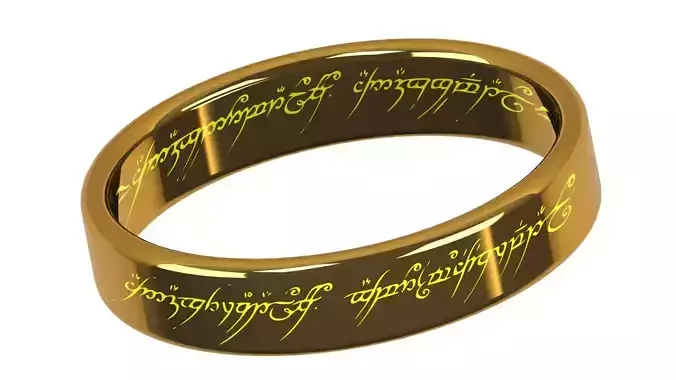 Ring of Power 3D print model