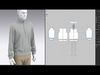 Men Quarter-zip Sweater 3D model_4