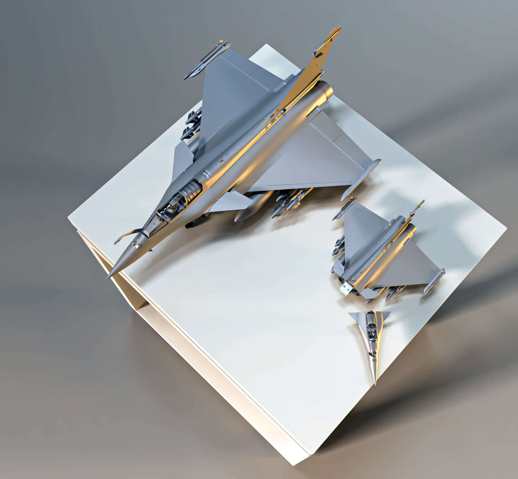 gun with USB GIFT weapons 3D model_9