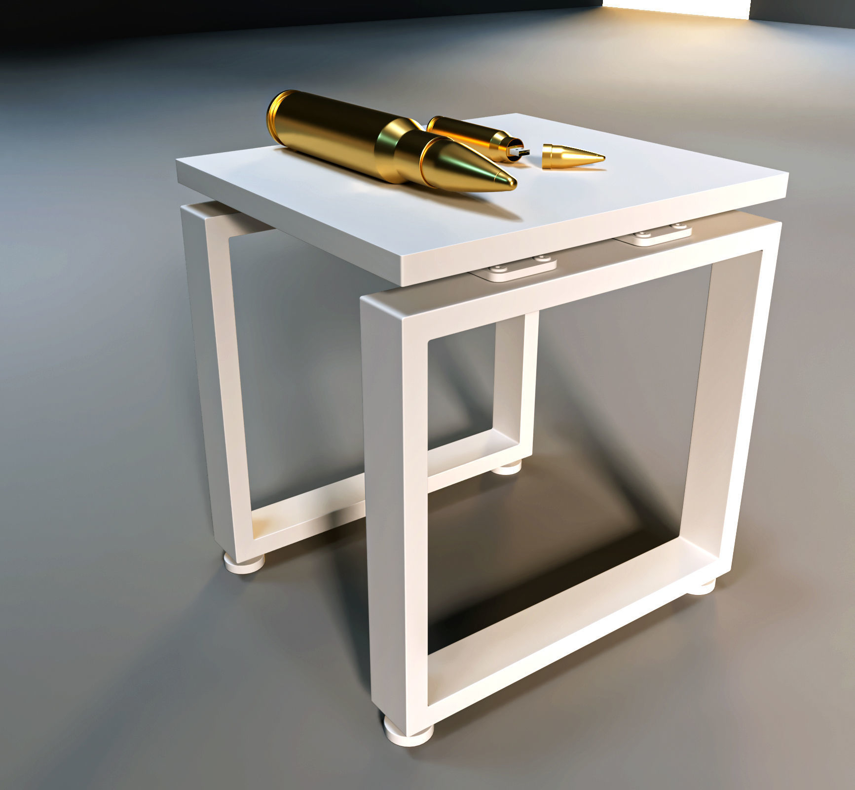 gun with USB GIFT weapons 3D model_5