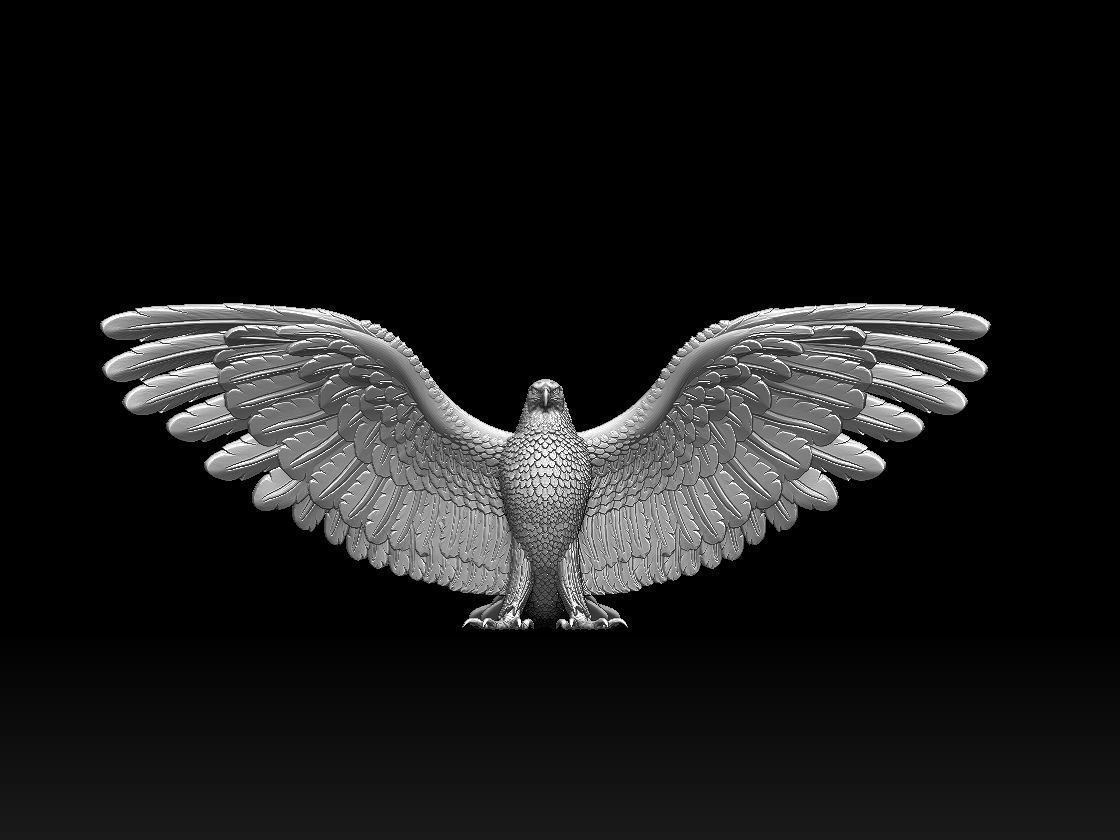 eagle 3D print model_1