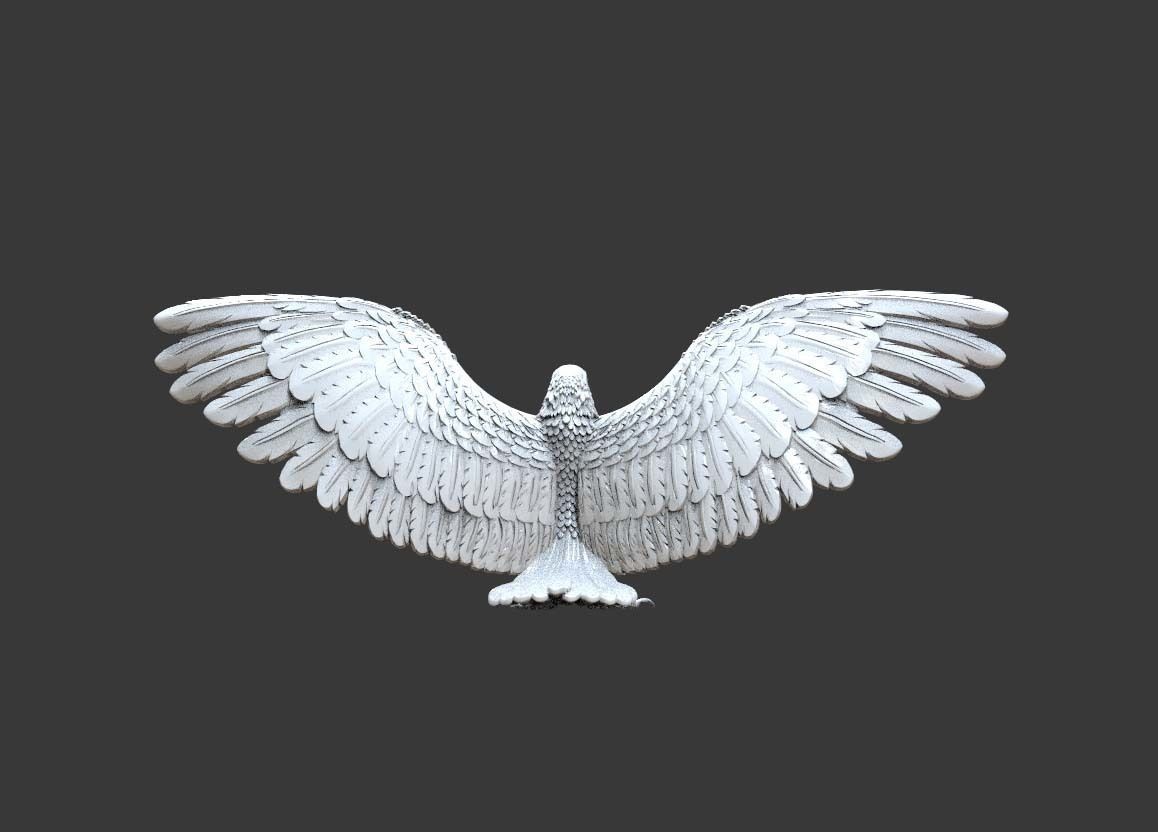 eagle 3D print model_6