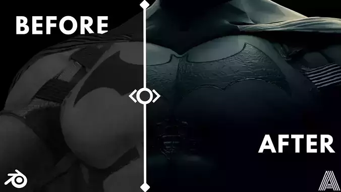 Cinematic character lighting setup 