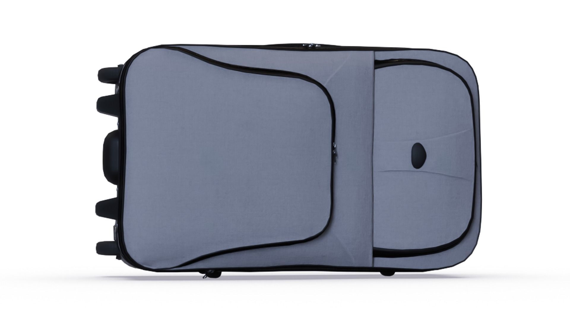 Suitcase Low-poly 3D model_5