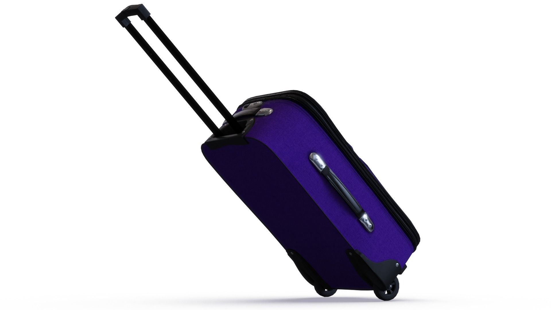 Suitcase Low-poly 3D model_13