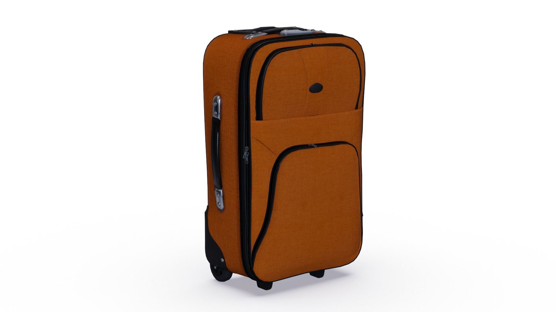 Suitcase Low-poly 3D model_6