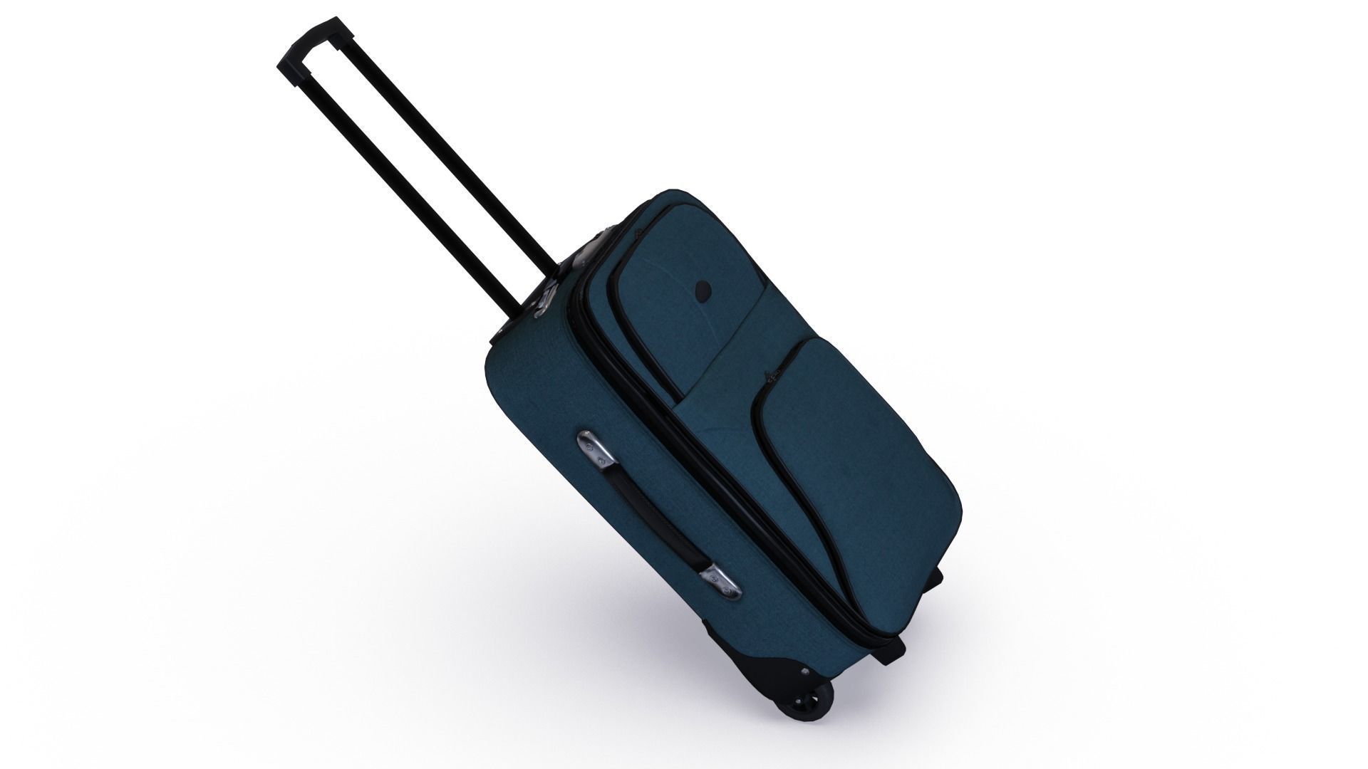 Suitcase Low-poly 3D model_23