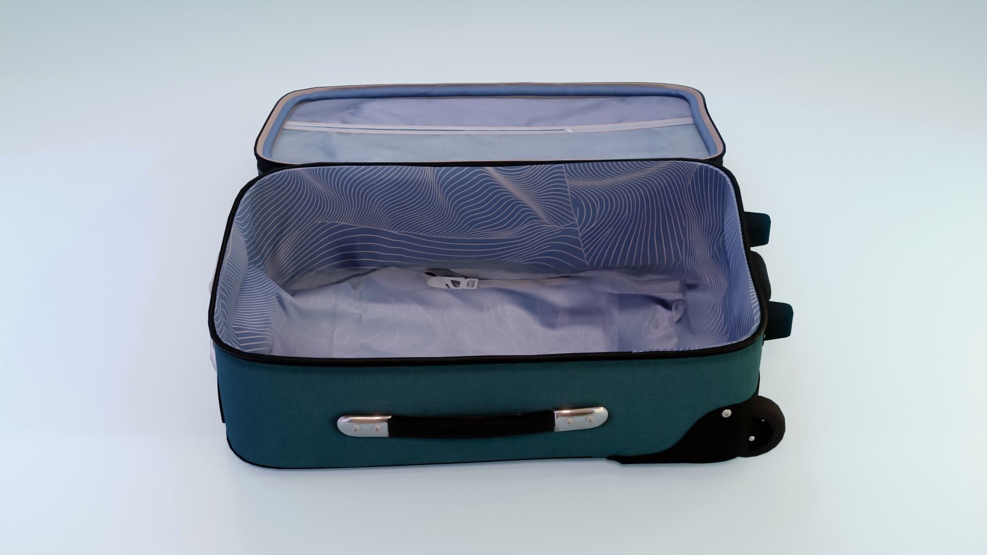Suitcase Low-poly 3D model_10