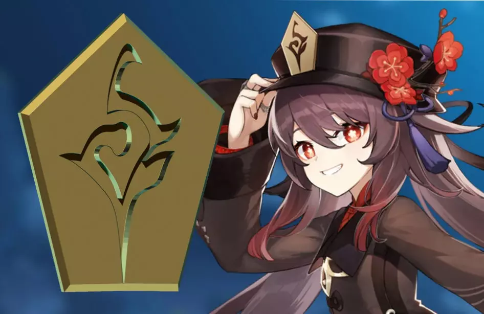 Genshin Impact Hu Tao cosplay Hat Decor 3D printing files 3D print model_0