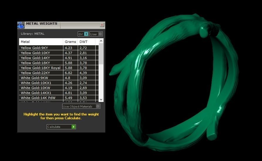 Tree wood branch ring band 3D print model_4