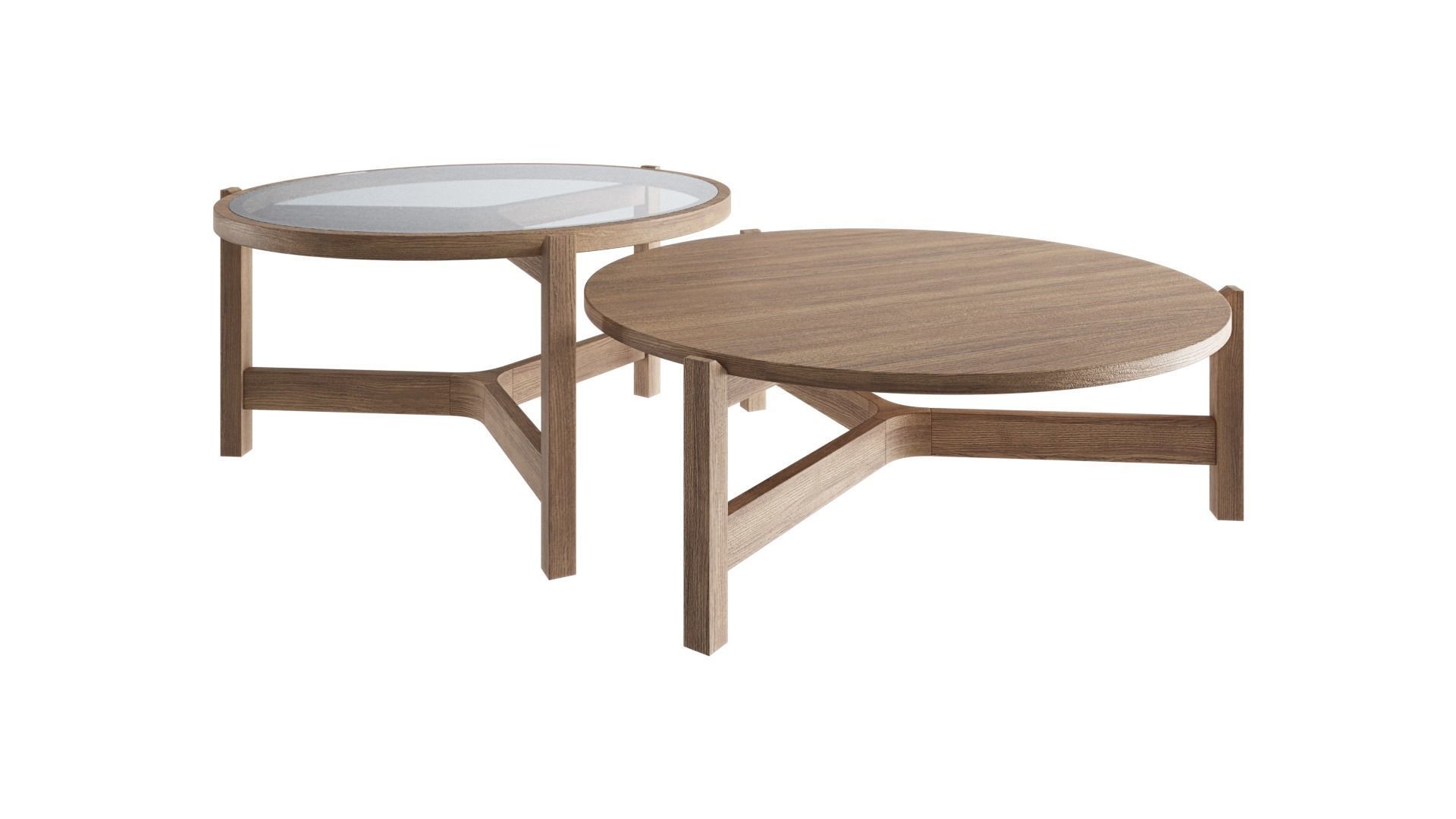 Optic coffee table 3D model_4