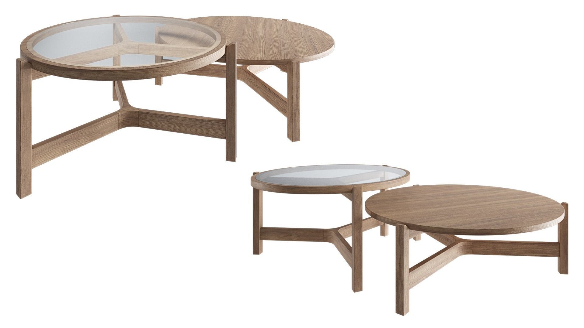 Optic coffee table 3D model_1