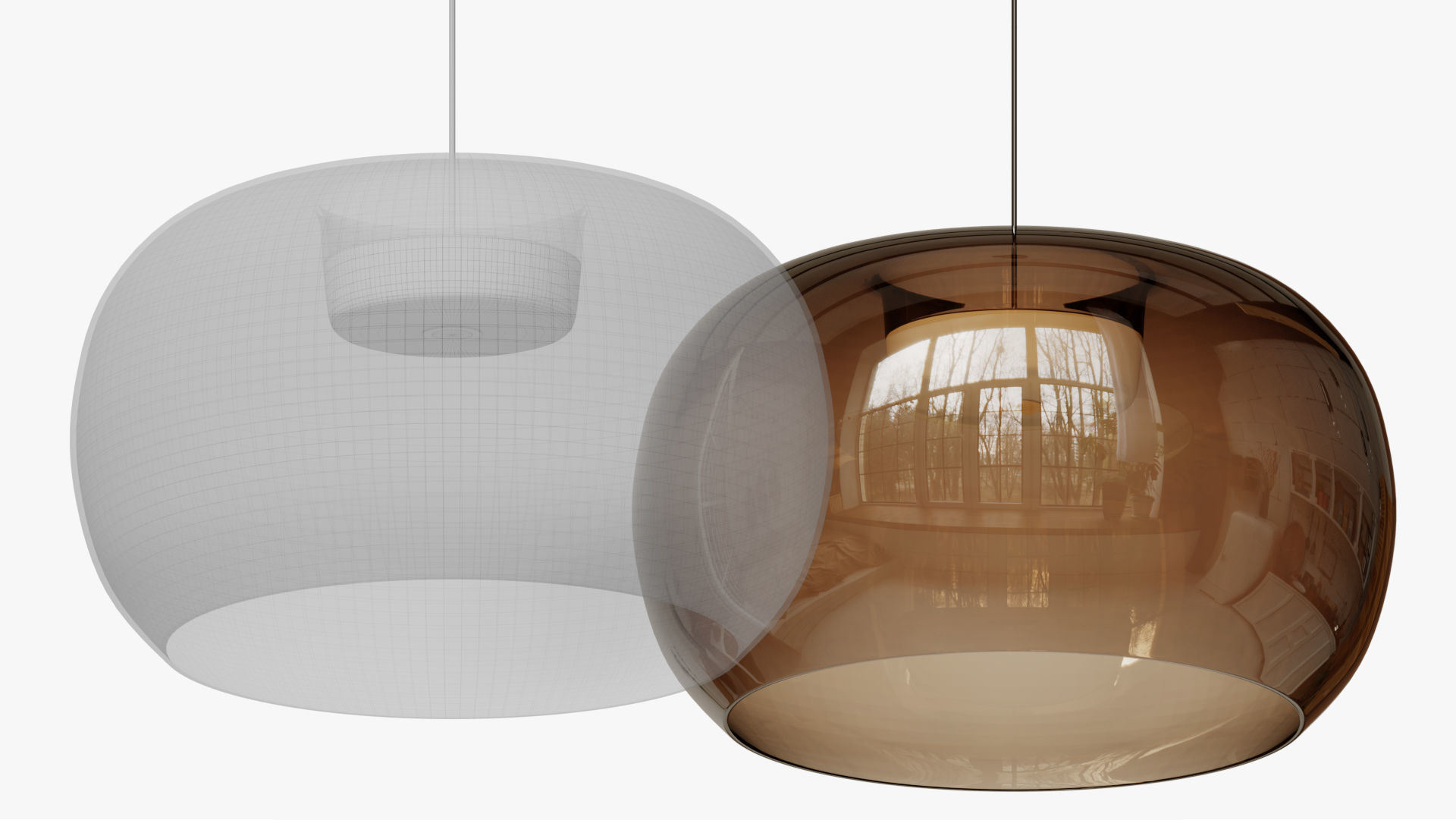 Pendant Light Wetro 3D model_5