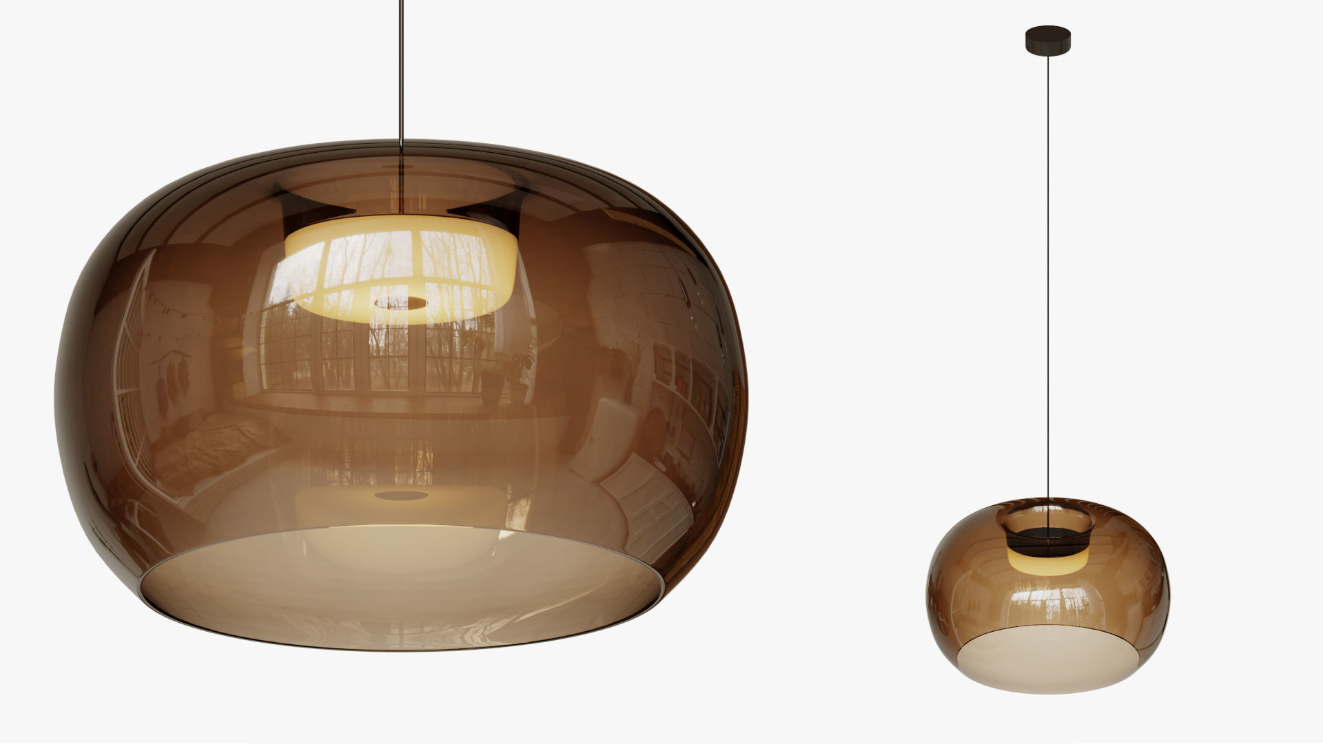 Pendant Light Wetro 3D model_3