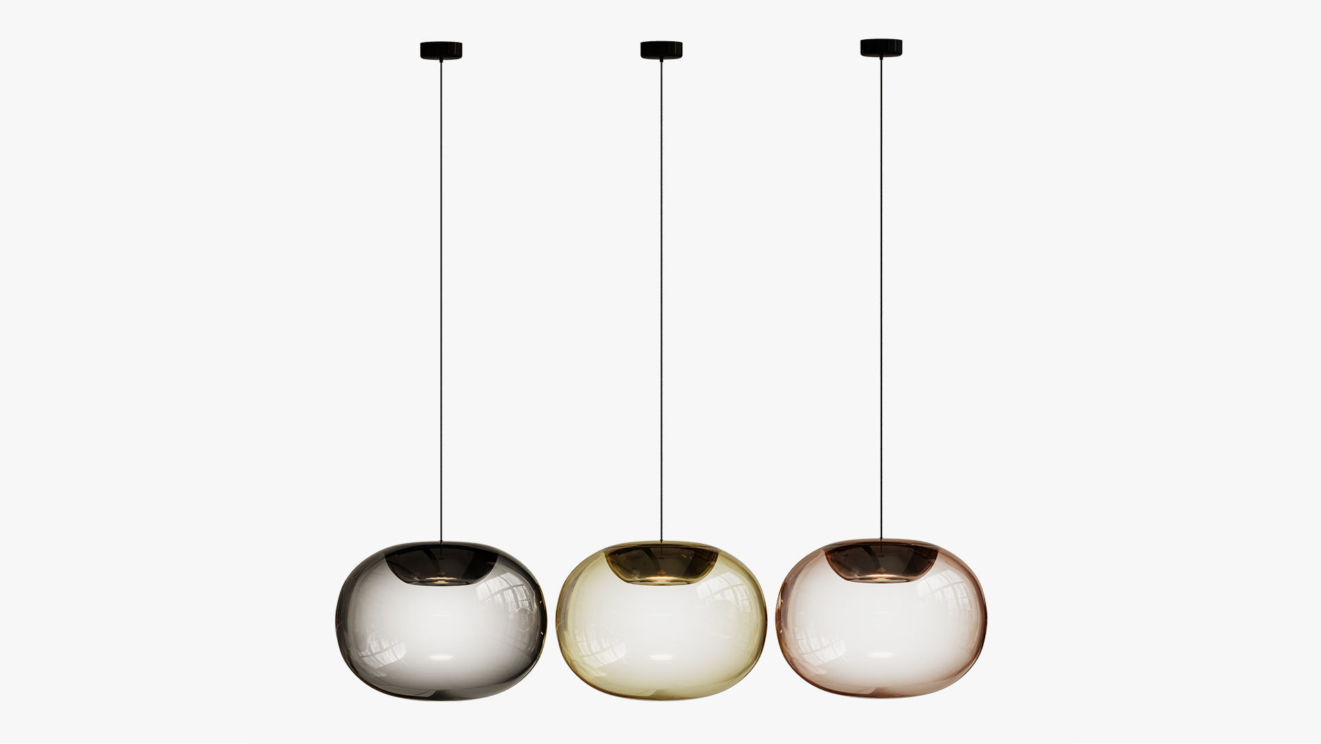 Pendant light La Mariee 3D model_2