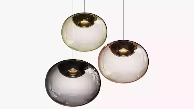 Pendant light La Mariee 3D model